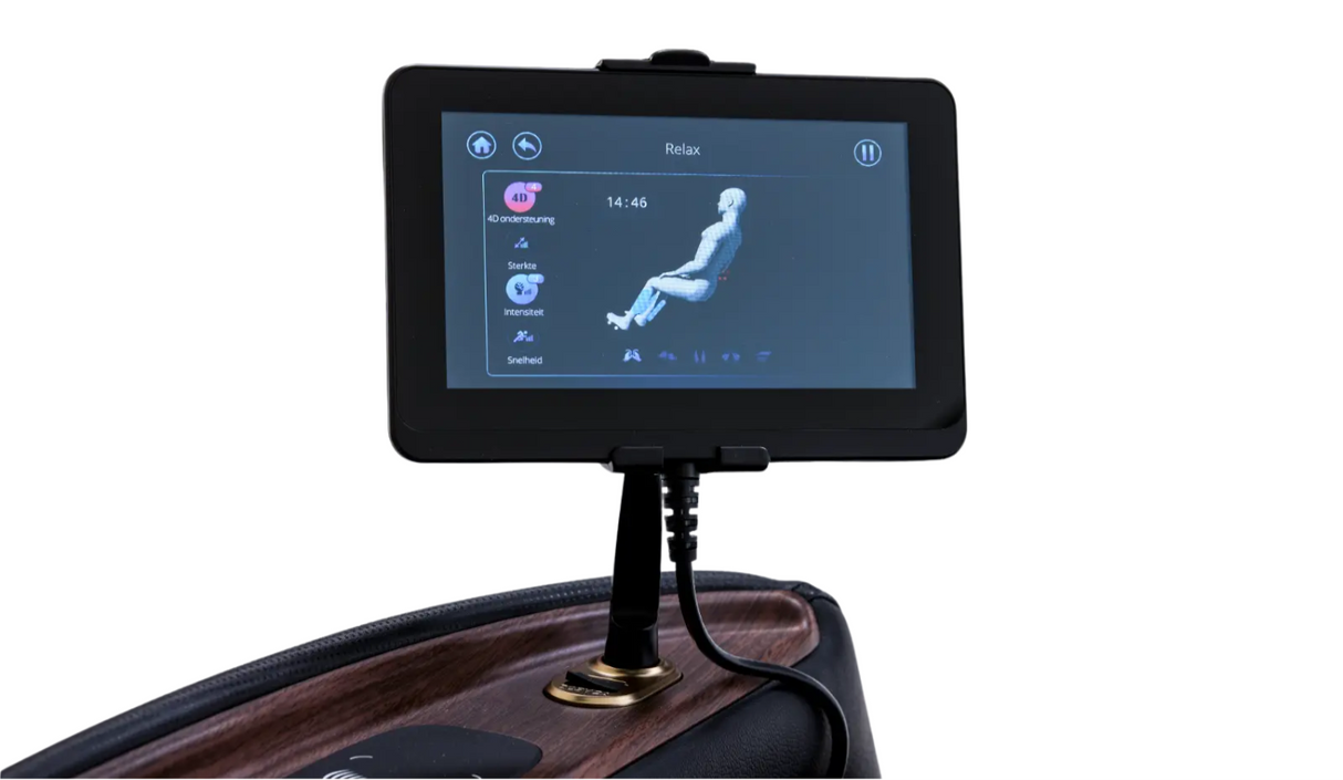 TotalSeat Flavia (zwart) elektrische massagestoel