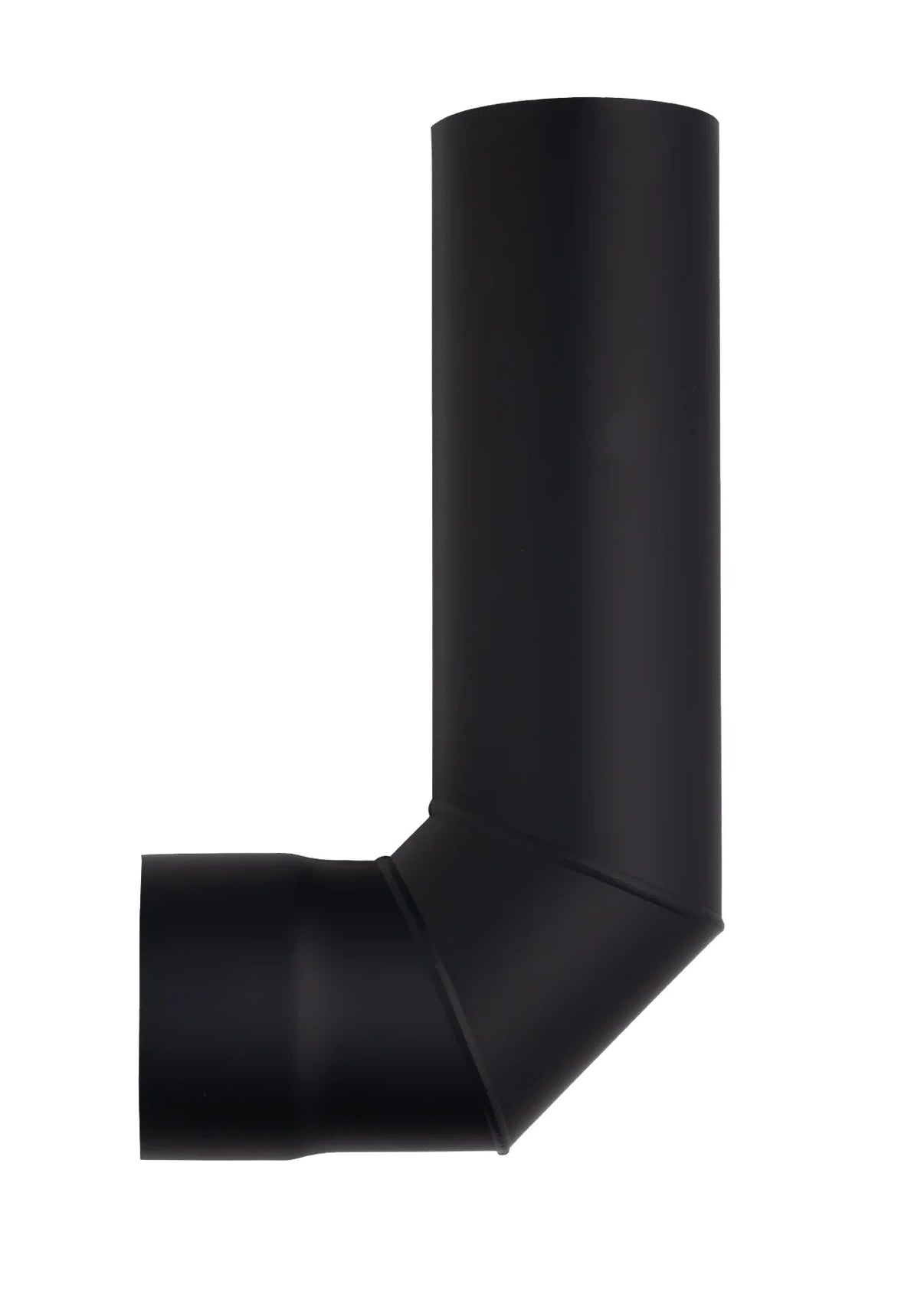 Harvia kachelpijp met hoek 90 Ø115 mm zwart