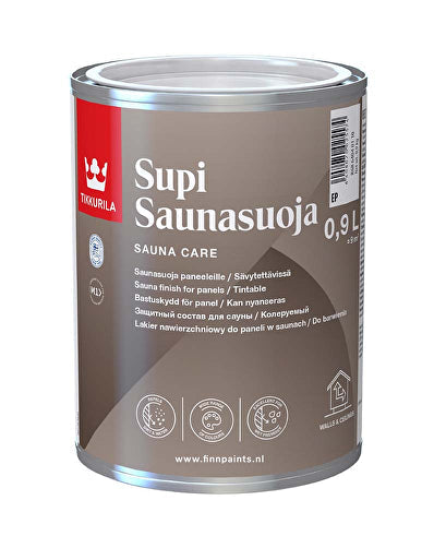 Tikkurila Supi sauna finish 0,9 liter - kleurloos