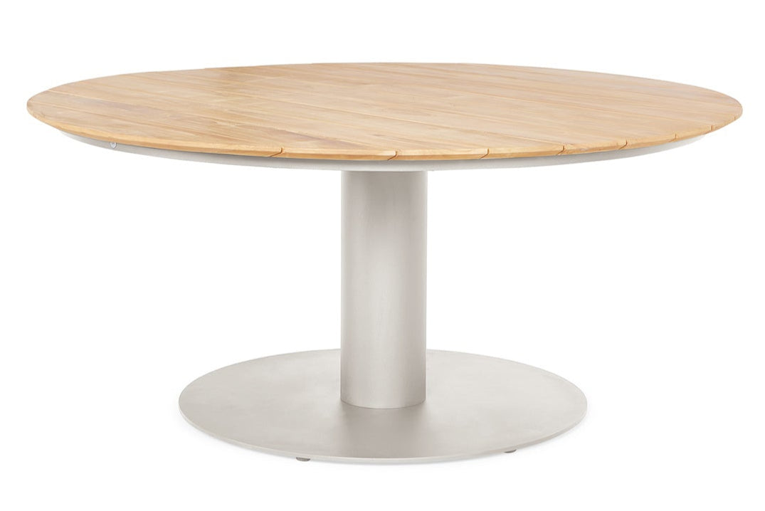 SUNS Grado tafel Ø170 x 75,5 cm - Teak blad / Camel sand frame