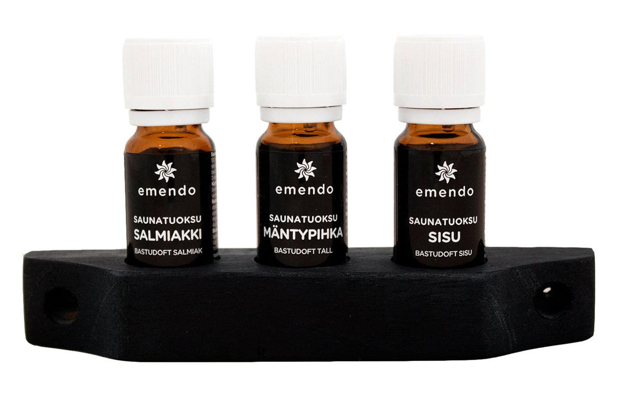 Emendo wandrek saunageuren 3 x 10 ml - zwart