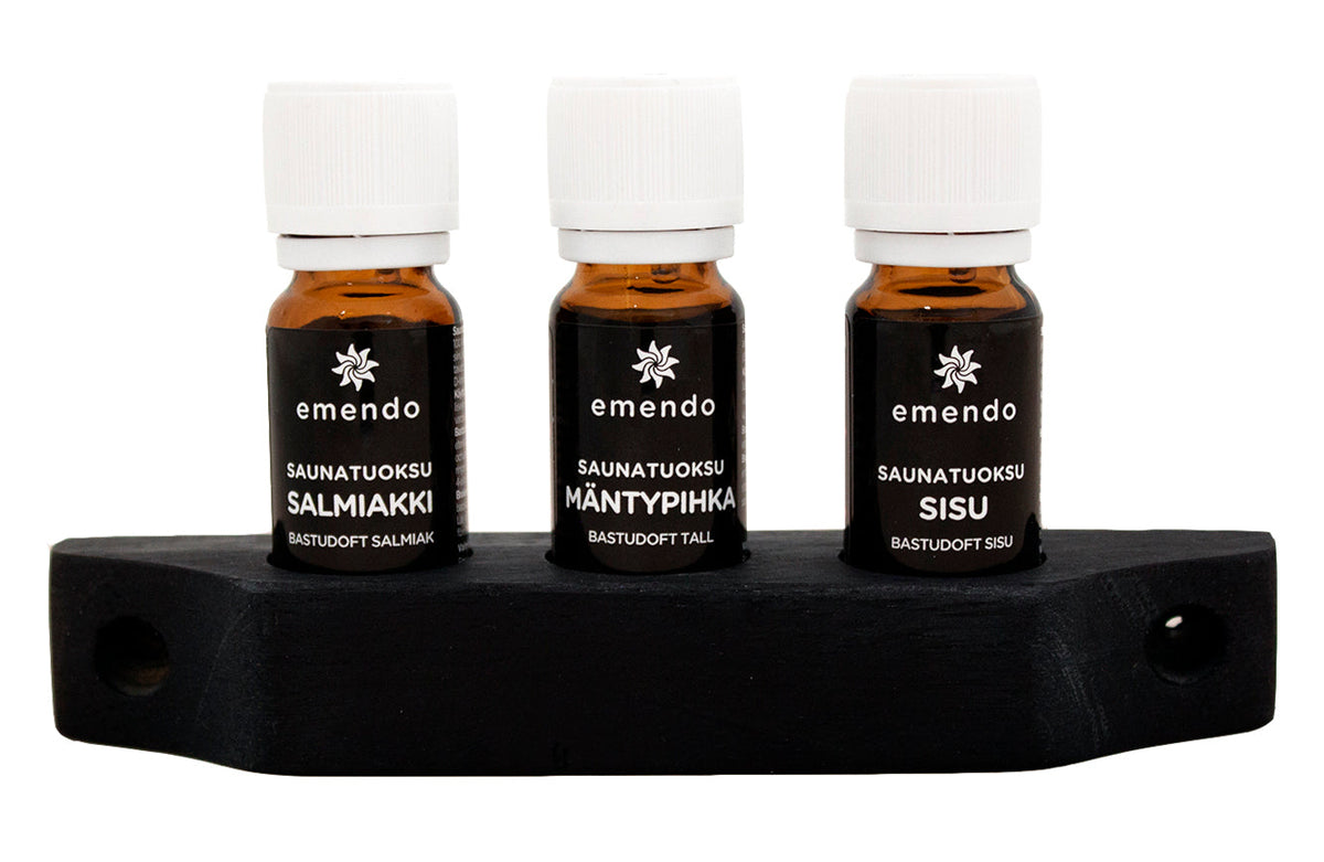 Emendo wandrek saunageuren 3 x 10 ml - zwart