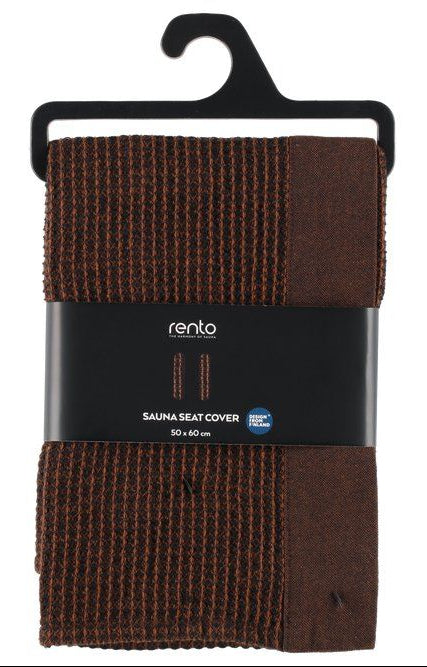 Rento Kenno sauna seat cover 50 x 60 cm - donkerbruin