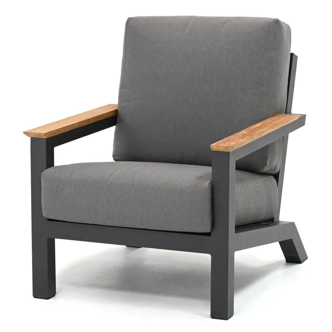4 Seasons outdoor Capitol loungestoel Antraciet - demo