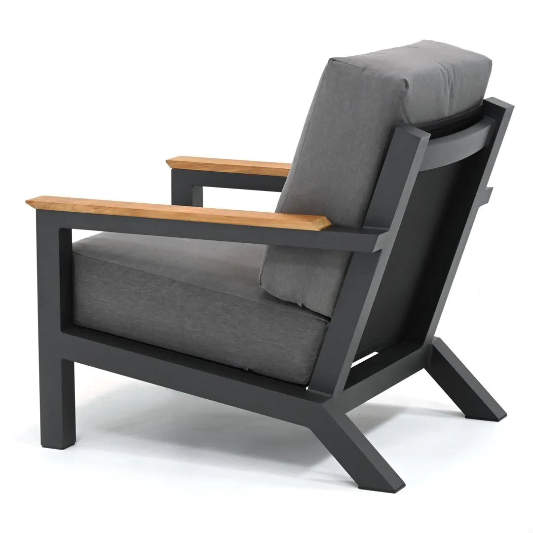 4 Seasons outdoor Capitol loungestoel Antraciet - demo