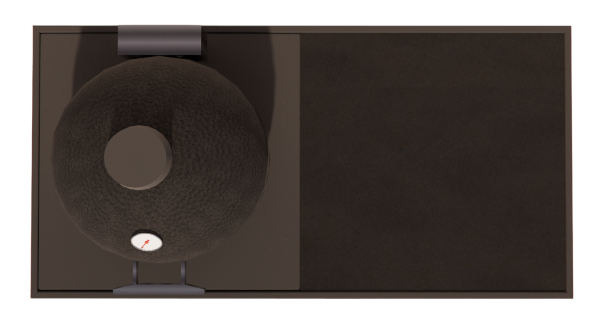 Roostr Rubix duo met wielen en kamado - charcoal black