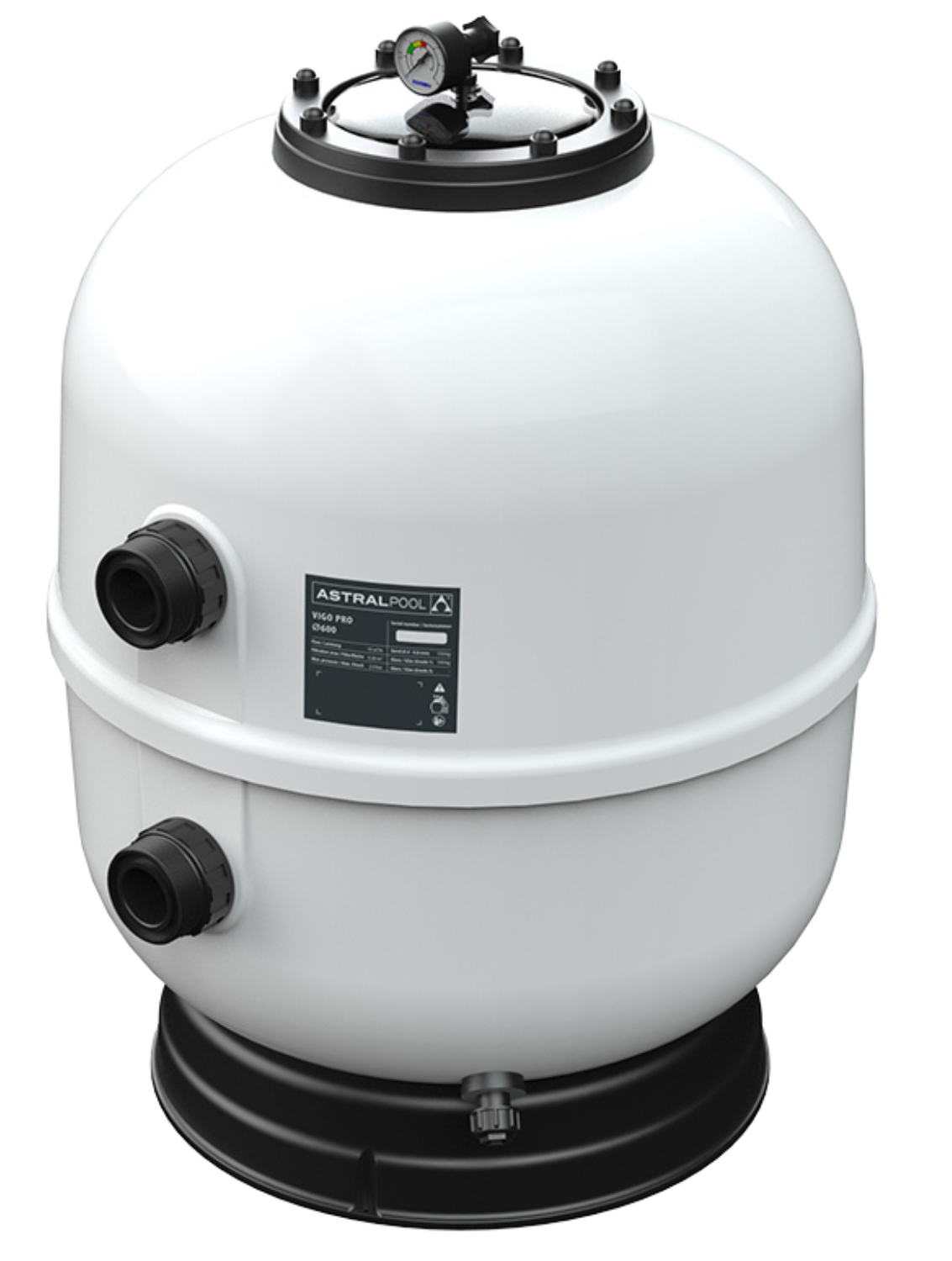 Astral Vigo Pro side-mount zandfilter 15 m3/u