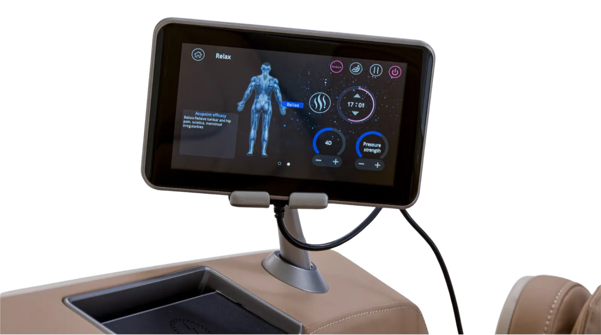 TotalSeat Capitana elektrische massagestoel - Beige