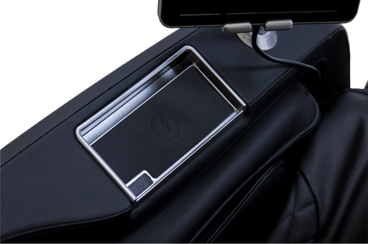 TotalSeat Capitana elektrische massagestoel - Zwart