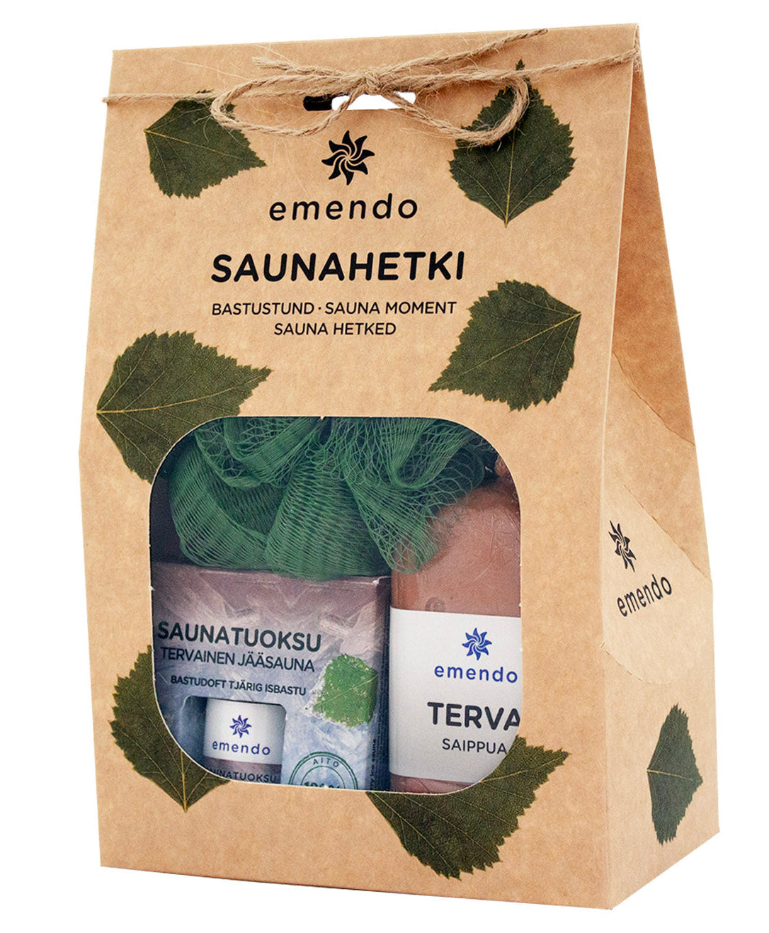Emendo sauna moment geschenkset - Natural