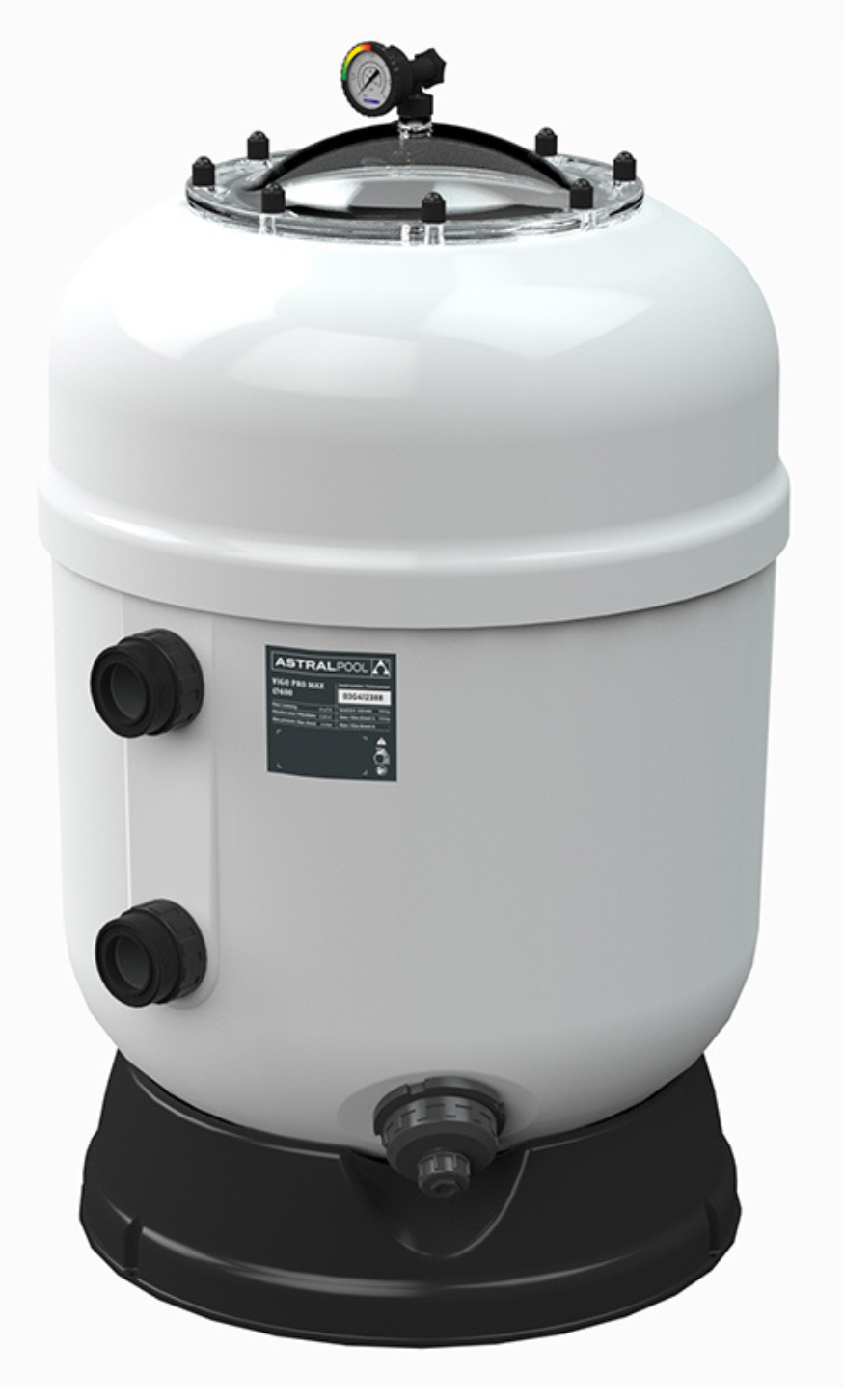 Astral Vigo Pro Max side-mount zandfilter 15 m3/u
