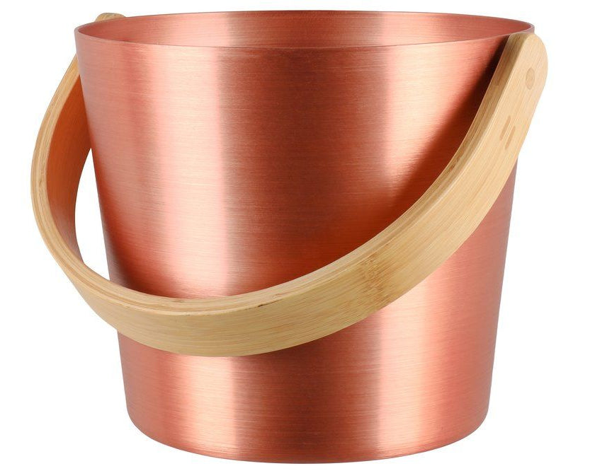 Rento aluminium sauna emmer (5 liter) met handvat - Koper