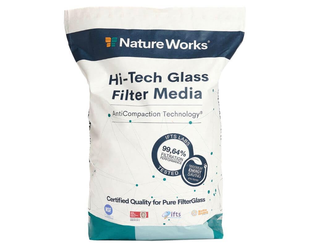 Nature Works Hi-Tech filterglas 20 kg