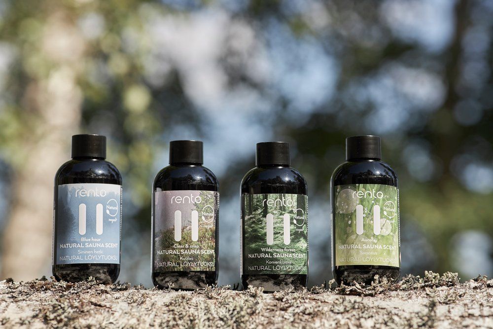 Rento Natural saunageuren cadeauset 4 x 100 ml