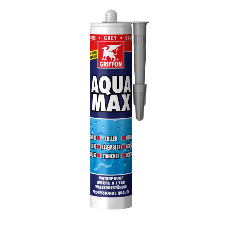 Griffon Aqua Max montagelijm en afdichtingskit - grijs