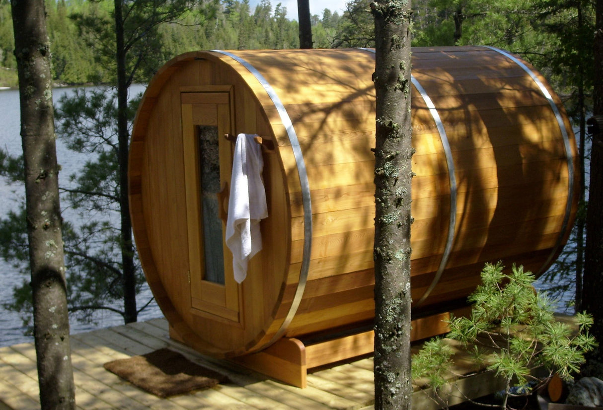 Dundalk Barrel Sauna BS182 - ø182 Clear Red Cedar