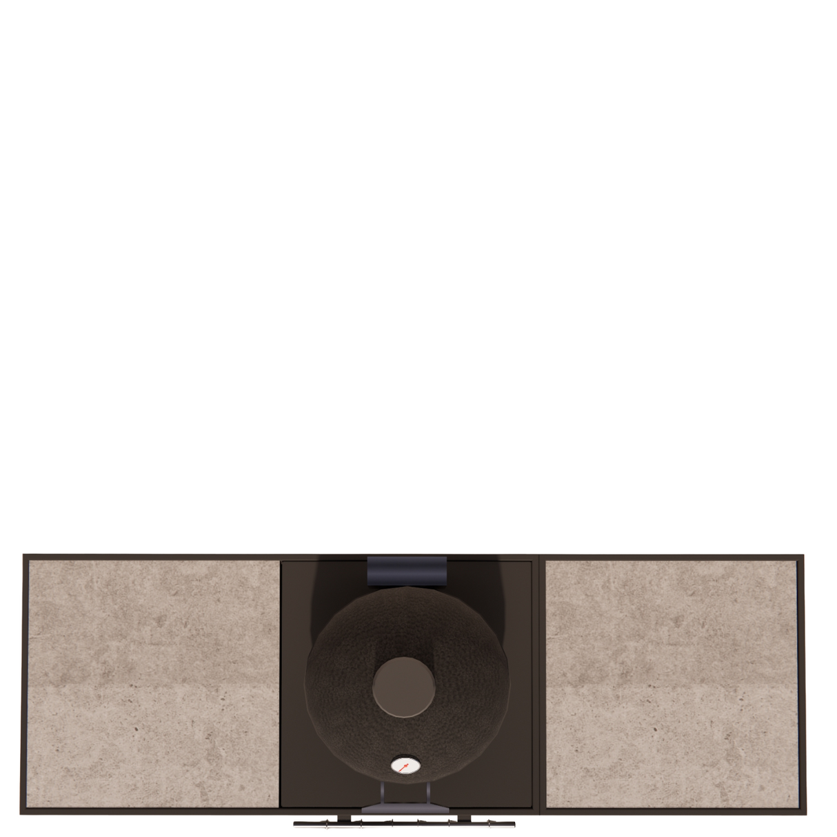 Roostr Rubix duo met kamado + single met deur - charcoal black