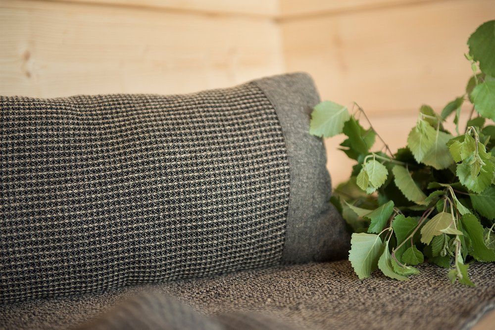 Rento Kenno sauna kussen 50 x 22 cm - bruin