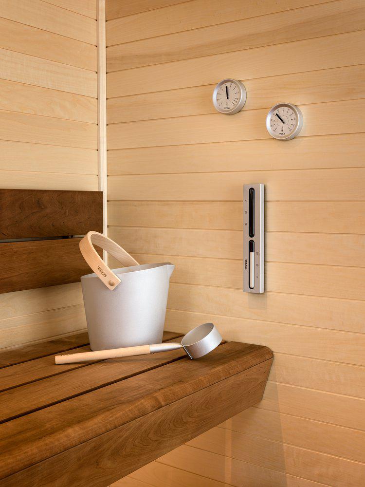 Tylö Brilliant design sauna hygrometer - zilver