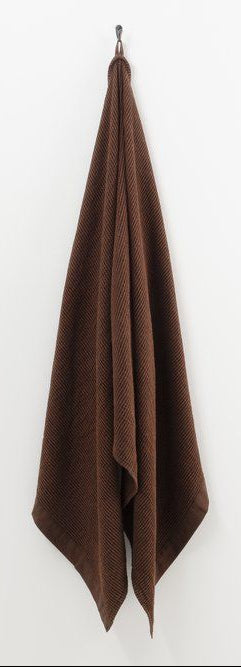 Rento Kenno sauna handdoek 90 x 180 cm - donkerbruin