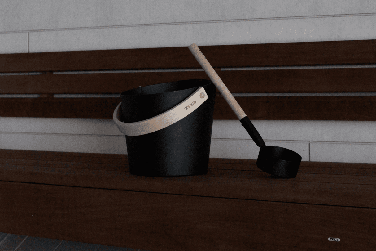 Tylö Brilliant design sauna lepel - zwart