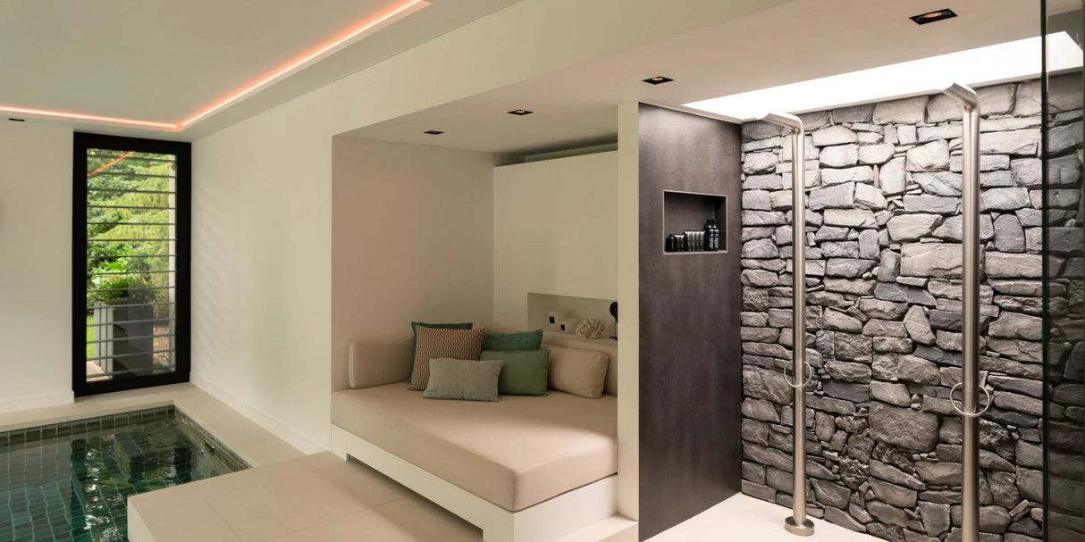 Jee-O Pure 01 buitendouche - geborsteld RVS