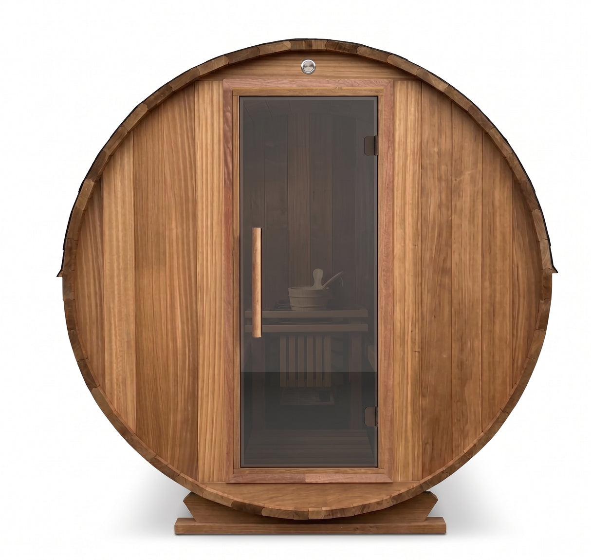 Gemodificeerd Ayous barrel sauna 245 cm