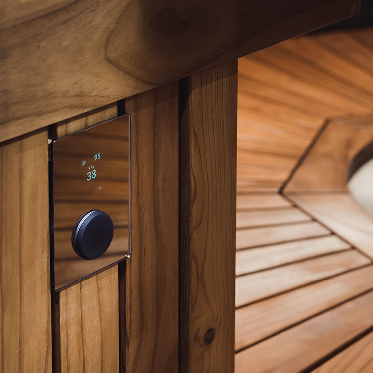 HUUM UKU bedieningspaneel zilver - demo