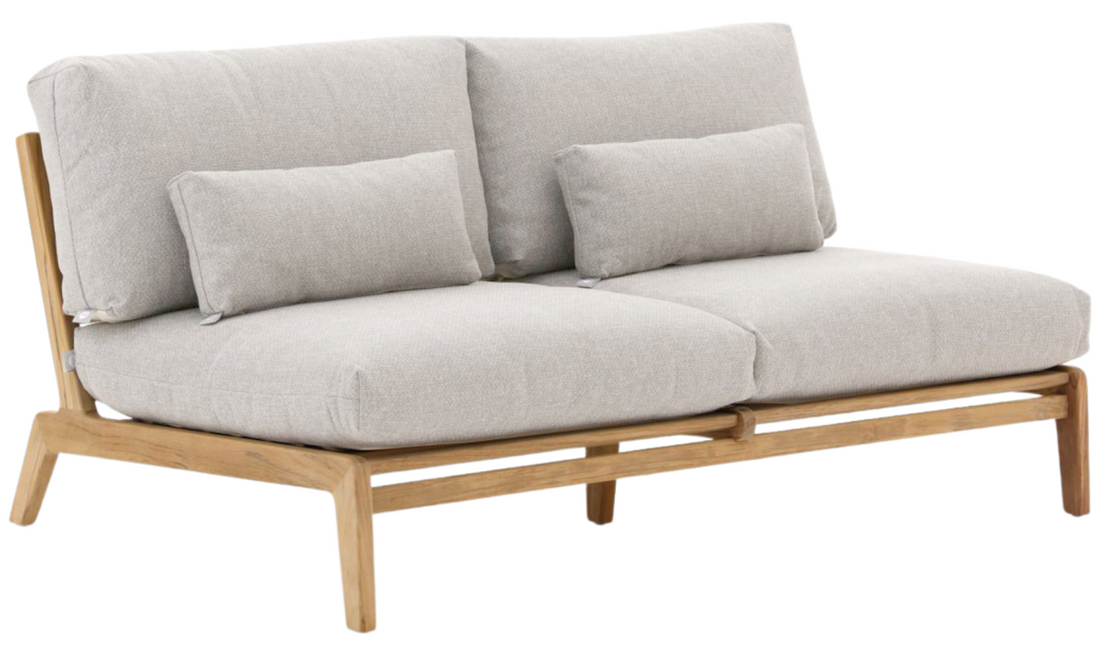 SUNS Termoli 2,5-zits sofa zonder armleuningen - Natrual gravel