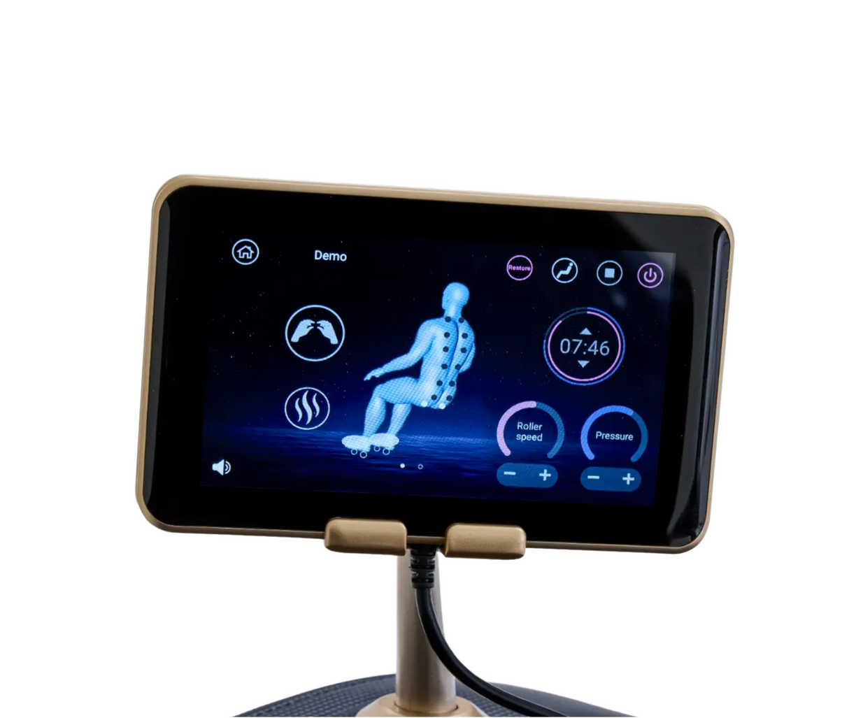 Cervo elektrische massagestoel - zwart