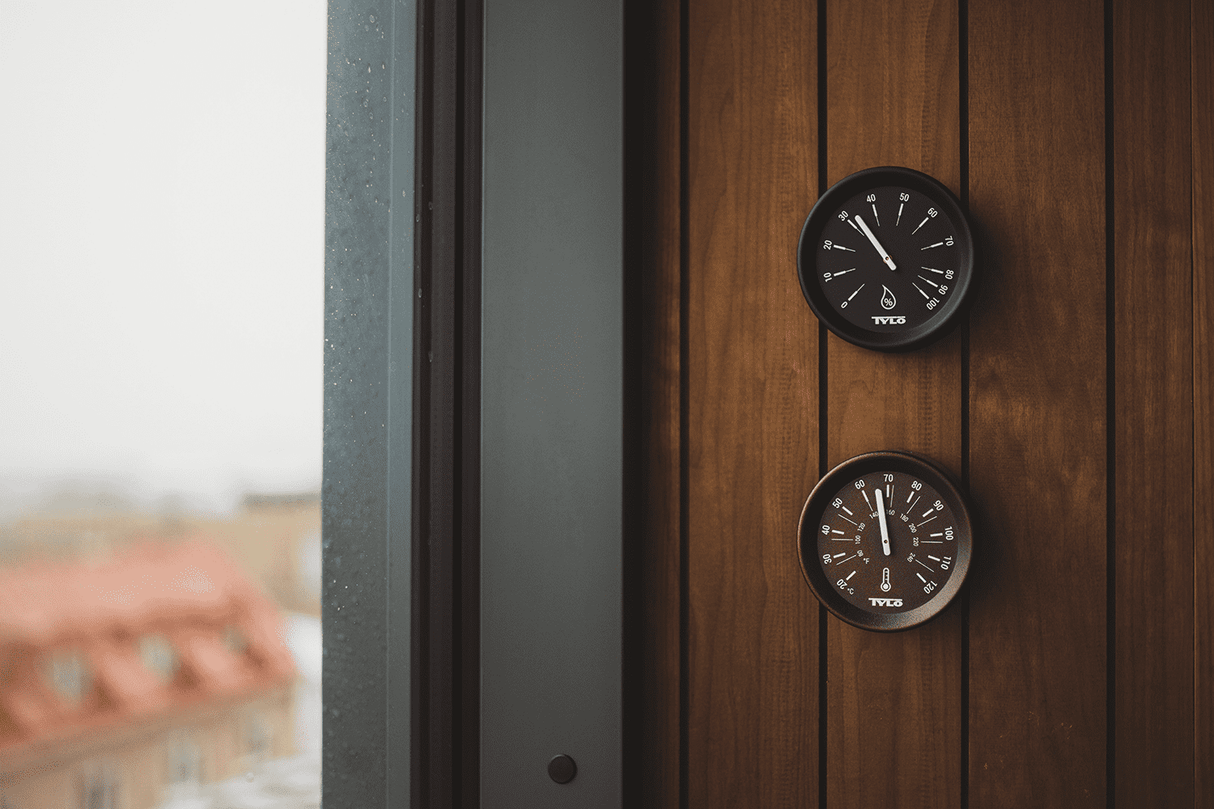 Tylö Brilliant design sauna hygrometer - zwart