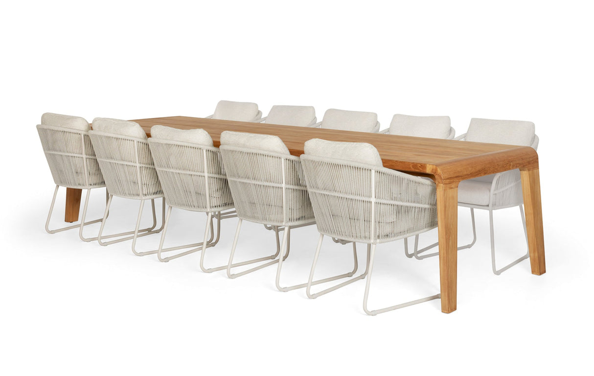 SUNS Dining set met Basta tafel en Noli stoelen
