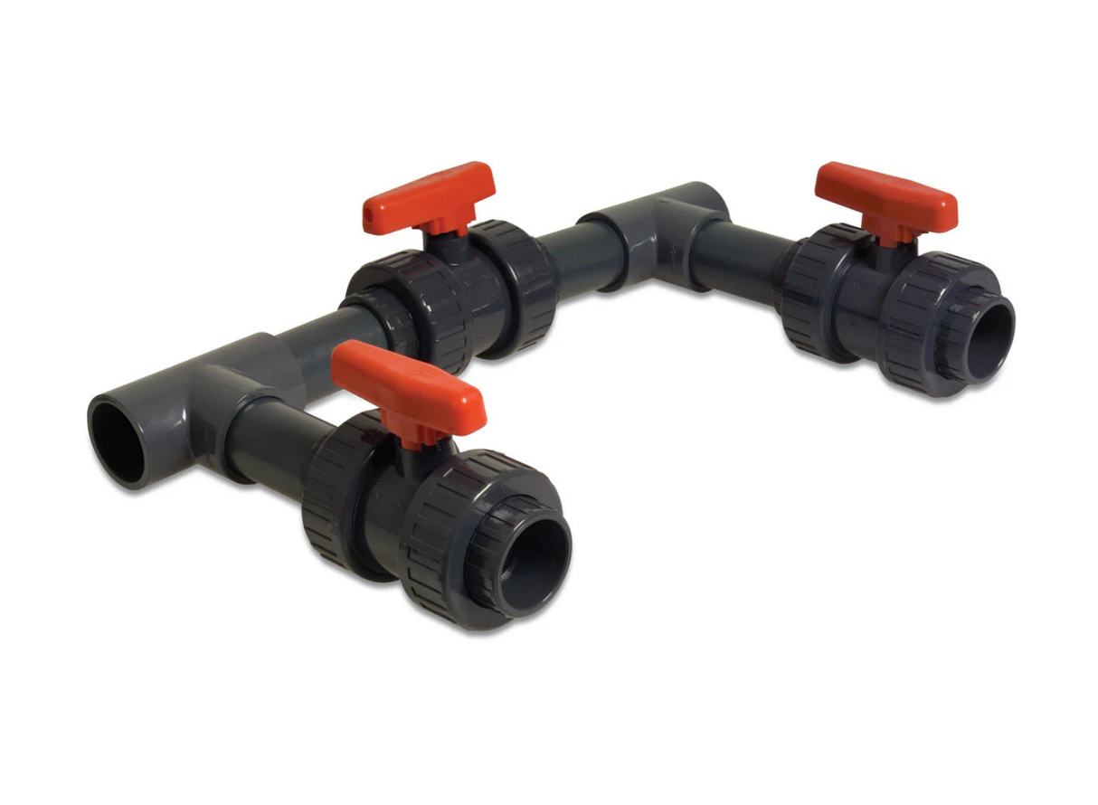 Aqualine bypass set voor zwembad warmtepompen