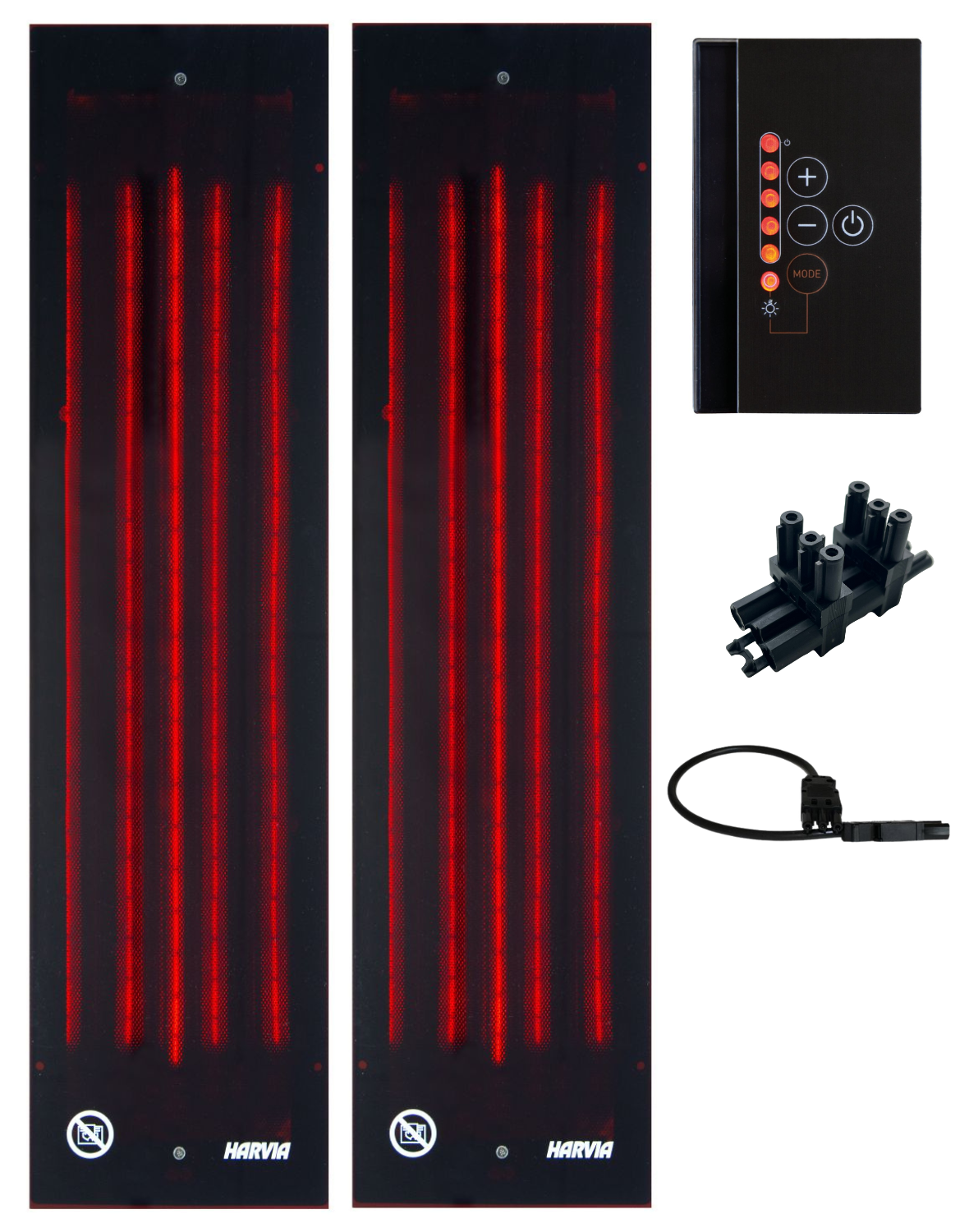 Harvia Vitamy Full Spectrum 5-delige infraroodset met Infrabox