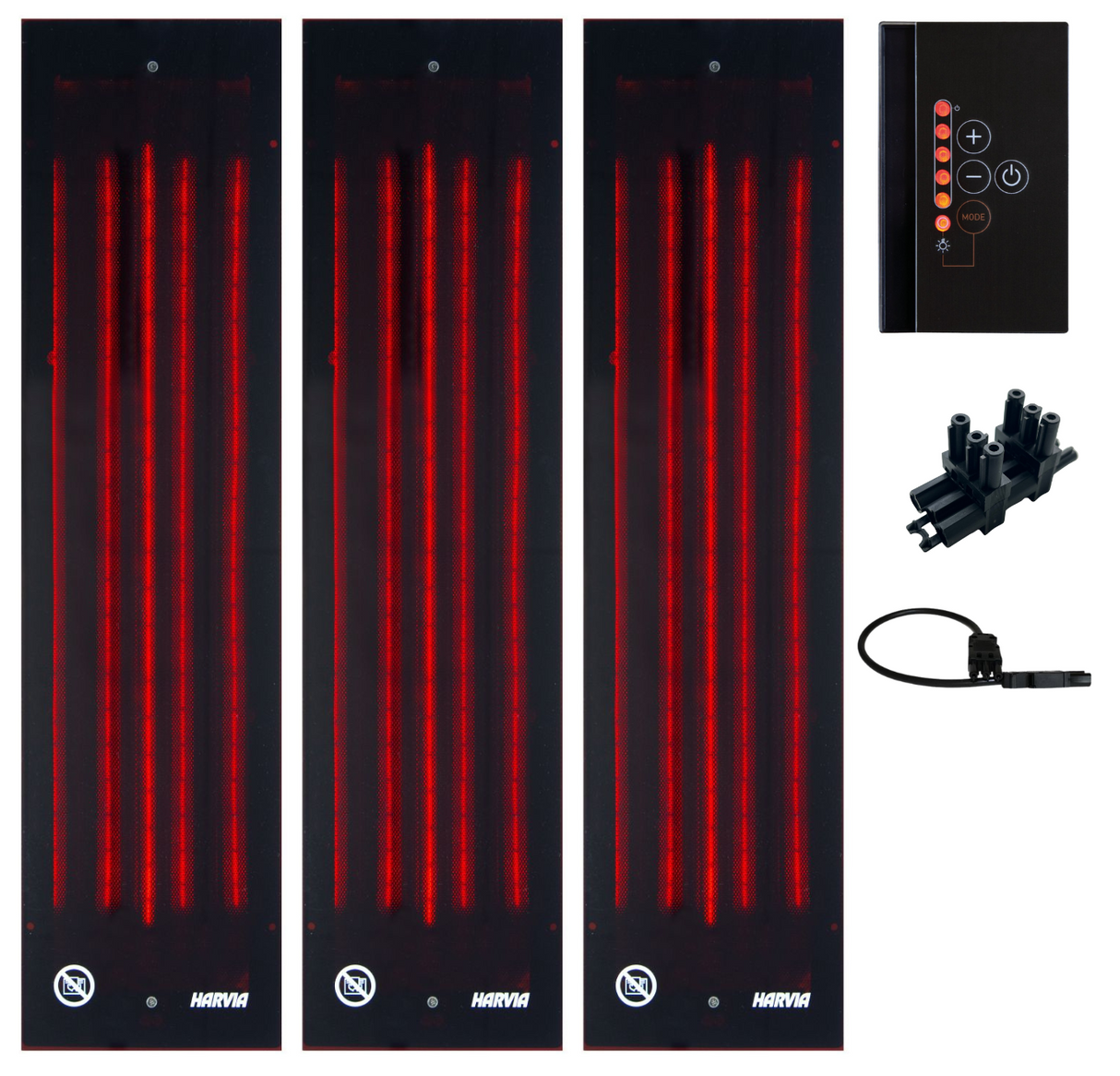 Harvia Vitamy Full Spectrum 6-delige infraroodset met Infrabox