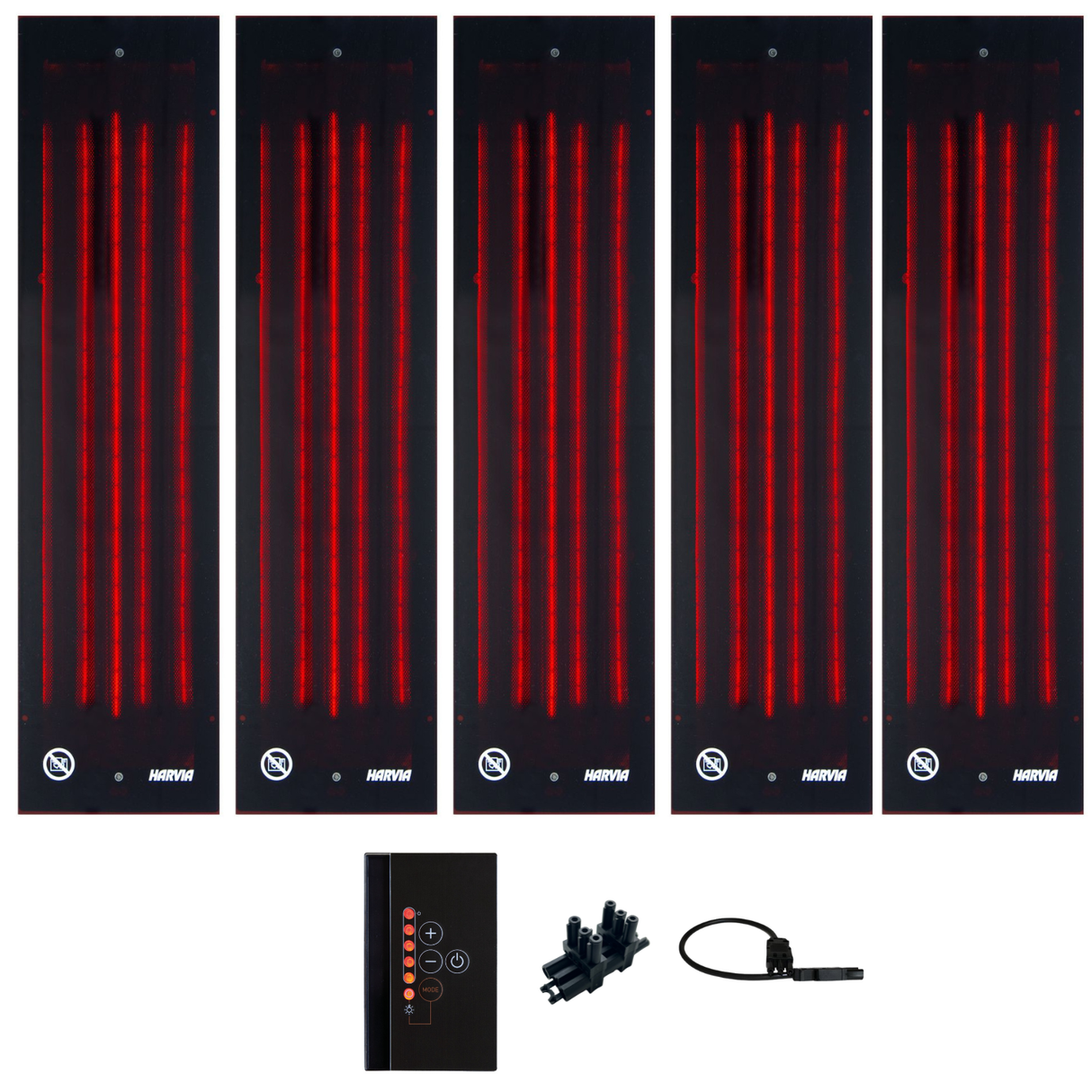 Harvia Vitamy Full Spectrum 8-delige infraroodset met Infrabox