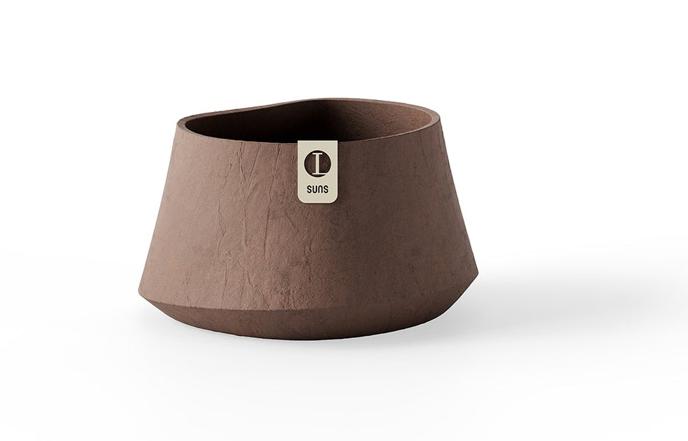 SUNS Rondello pot 60 x 37 cm - Ash brown