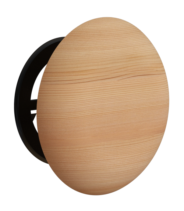 Houten regelbare sauna ontluchting Ø100 mm - Ceder