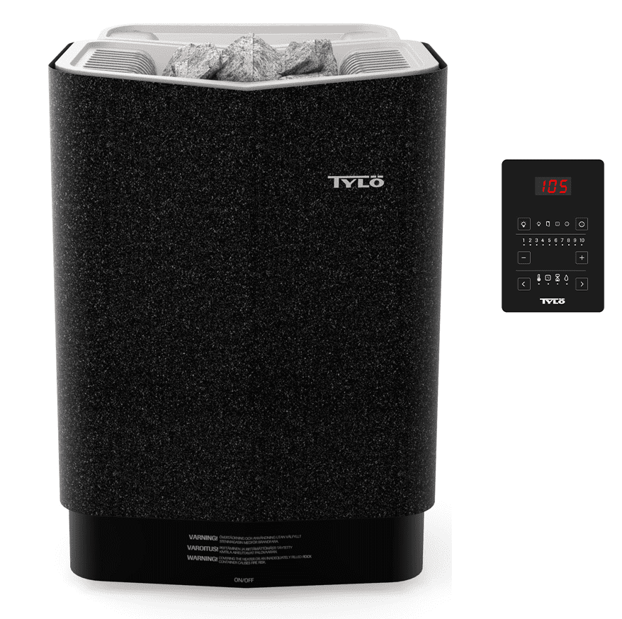 Tylö Sense Combi Pure 8 saunakachel 8 kW - zwart