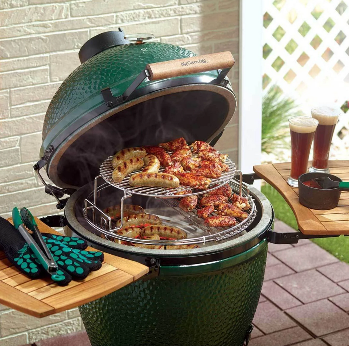 Big Green Egg 2-delig rek met meerdere niveaus Large