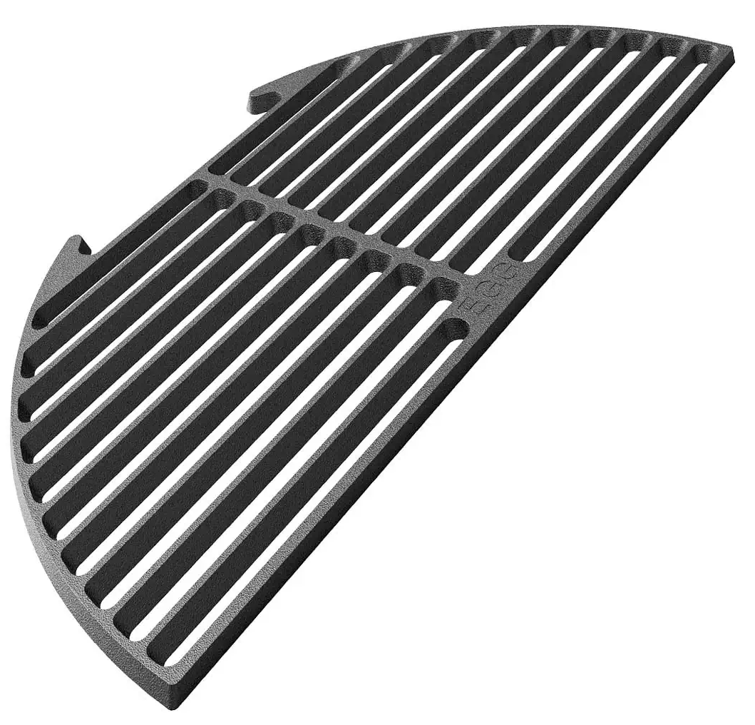 Big Green Egg Half gietijzeren rooster Medium