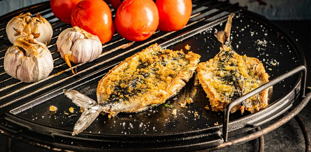 Big Green Egg Half gietijzeren plancha Large