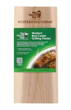Big Green Egg Houten grillplanken Ceder - 2 stuks