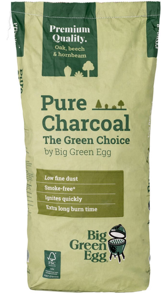 Big Green Egg Pure houtskool - 9 kg