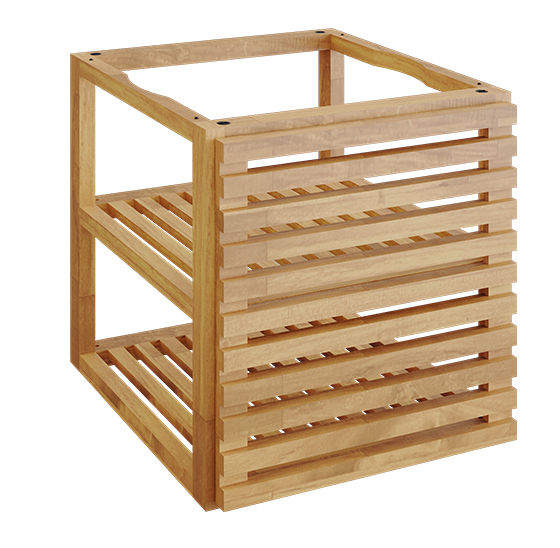 OFYR storage insert PRO met 1 deur teakhout - Small