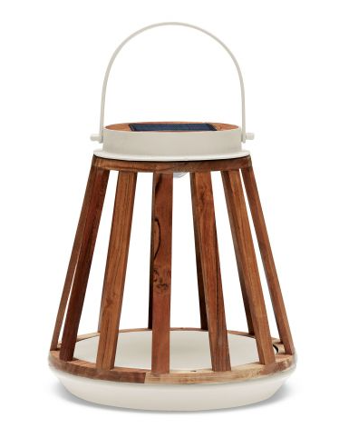 SUNS Kate S tuinlantaarn - teakhout/camel sand