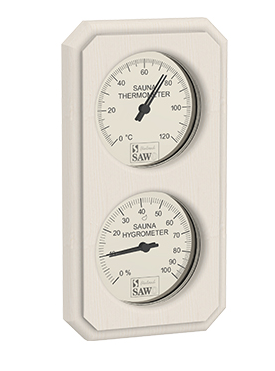Verticaal rechthoekige sauna thermo-hygrometer - Espen