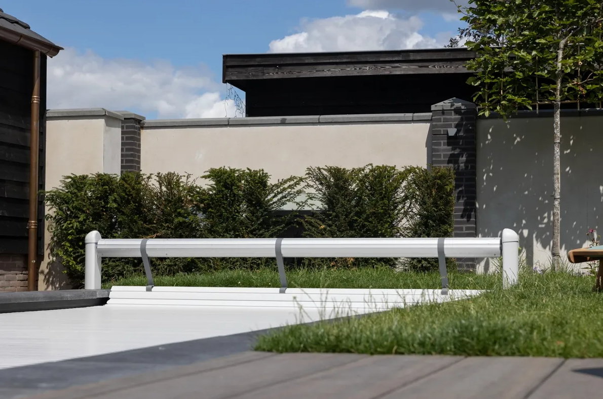 Open Classic automatisch oprolsysteem tot 5,5 meter - wit