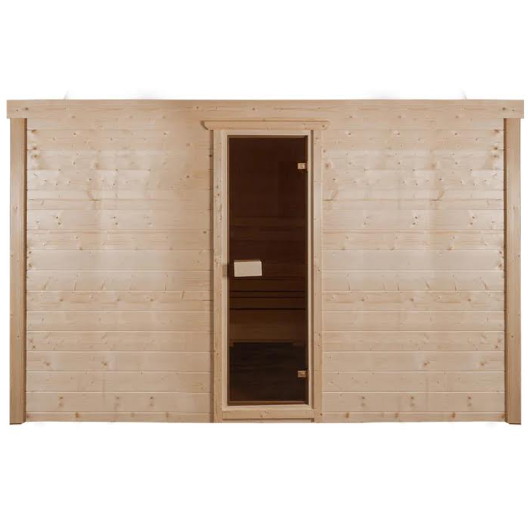 Massieve binnensauna 251 x 191 x 213 cm