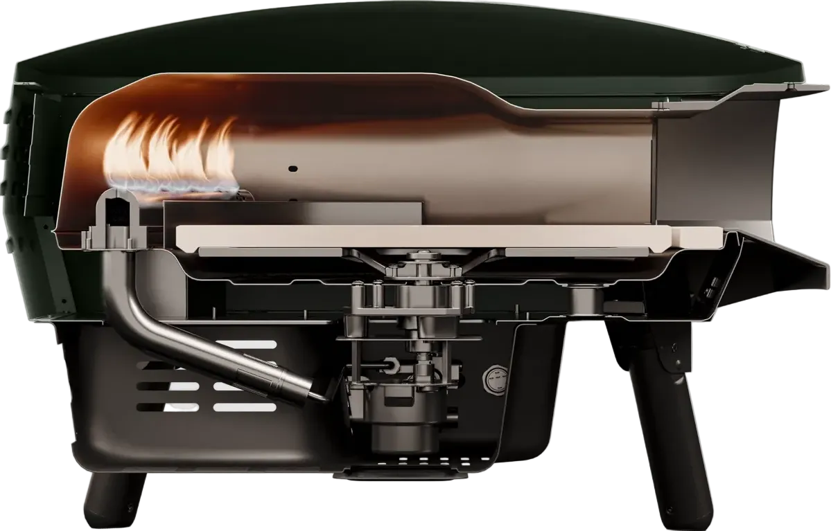 Witt Piccolo Rotante 13 inch pizzaoven - mat groen